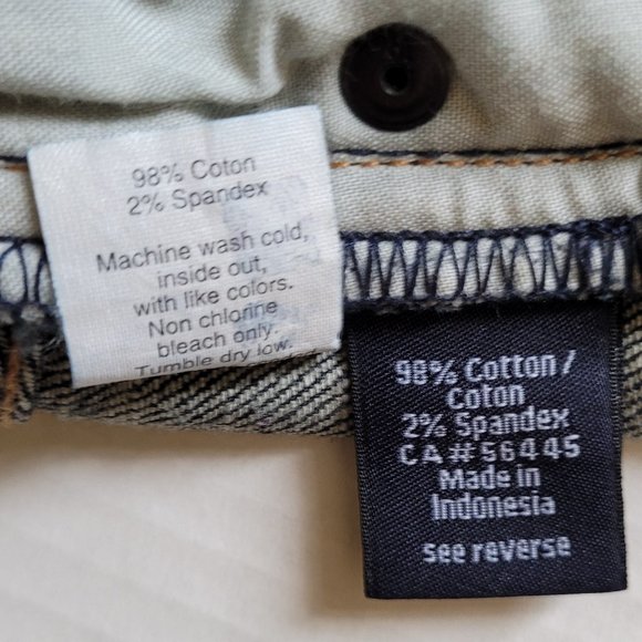 Boot cut jeans J. Crew petite dark wash distressed stretch cotton denim pants - Picture 6 of 14